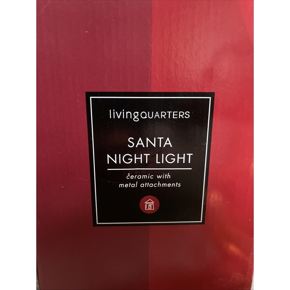 Living quarters Santa Night Light Rare With Box~EUC - Picture 3 of 10